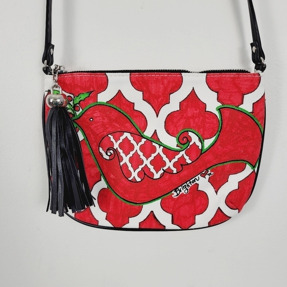 Brighton Holiday Love Dove Crossbody Bag With‎ Tassle - Picture 1 of 7